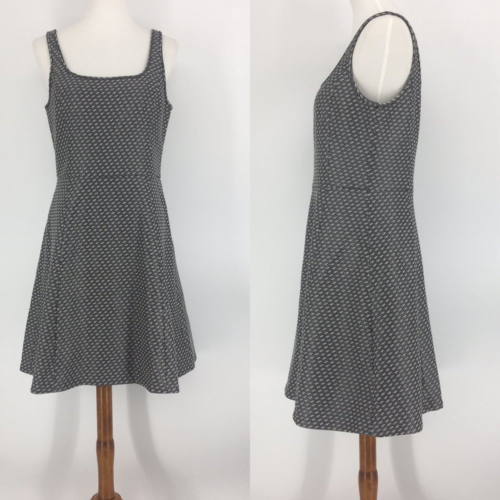 Theory Circuit Knit Grey Multicolored Dress